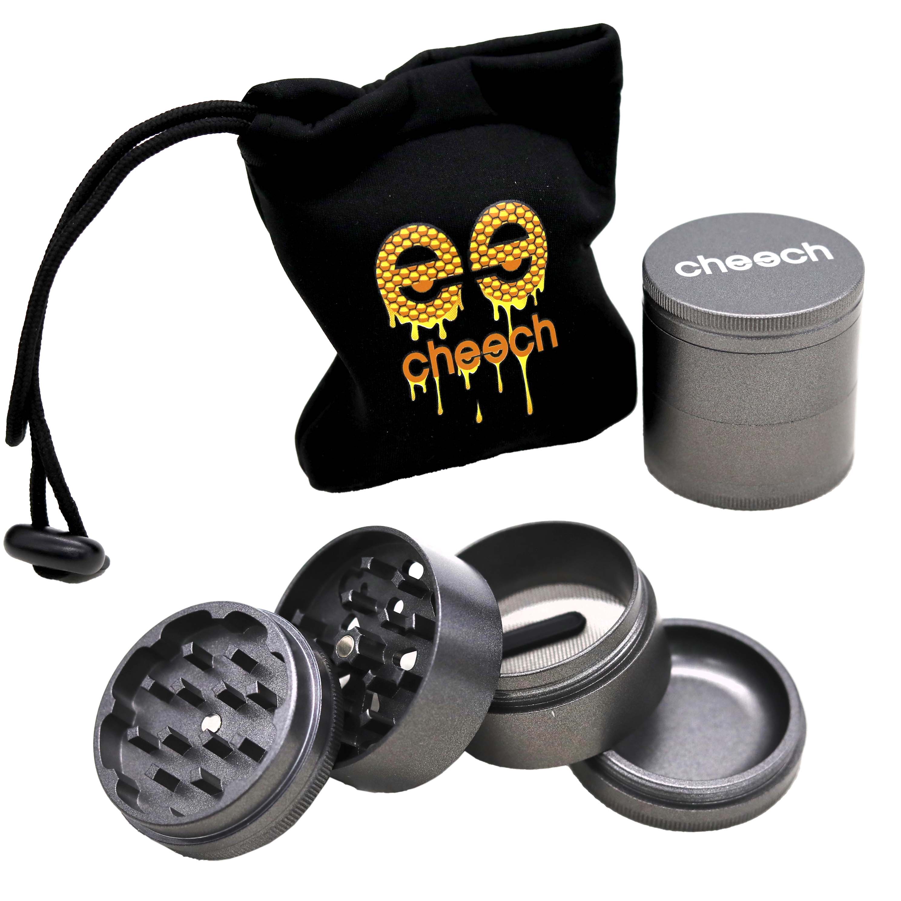 Cheech Non Stick 4 Part Grinder (53C-NS) | 53mm | Assorted Colors product image